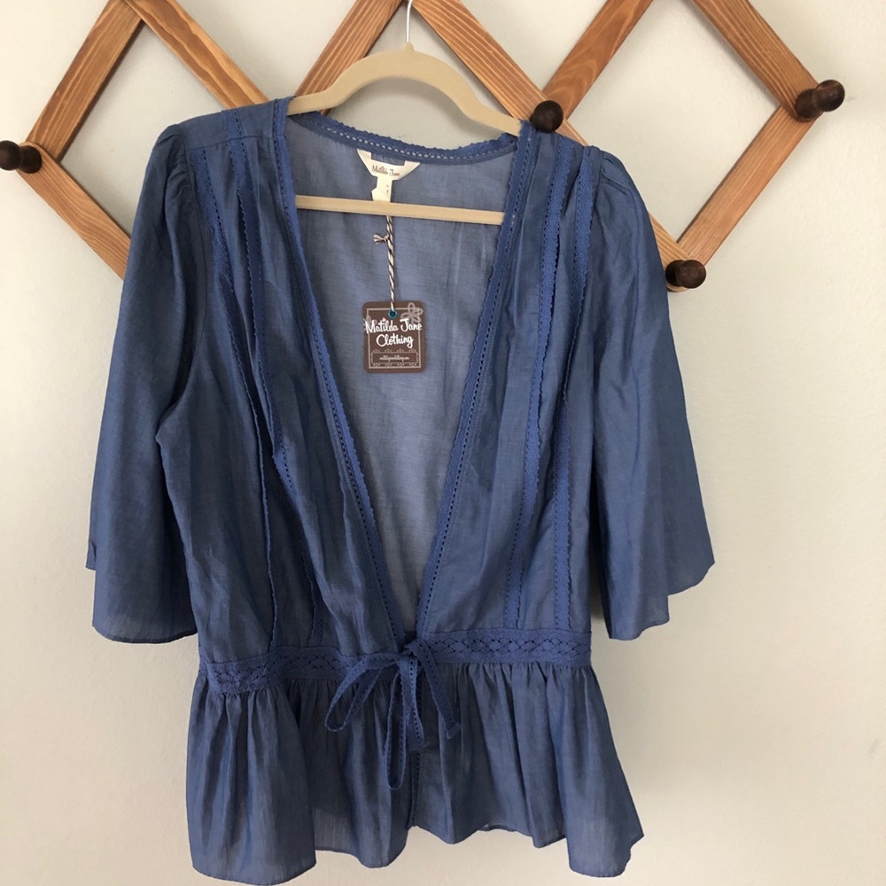 Matilda Jane Wrap top NWT